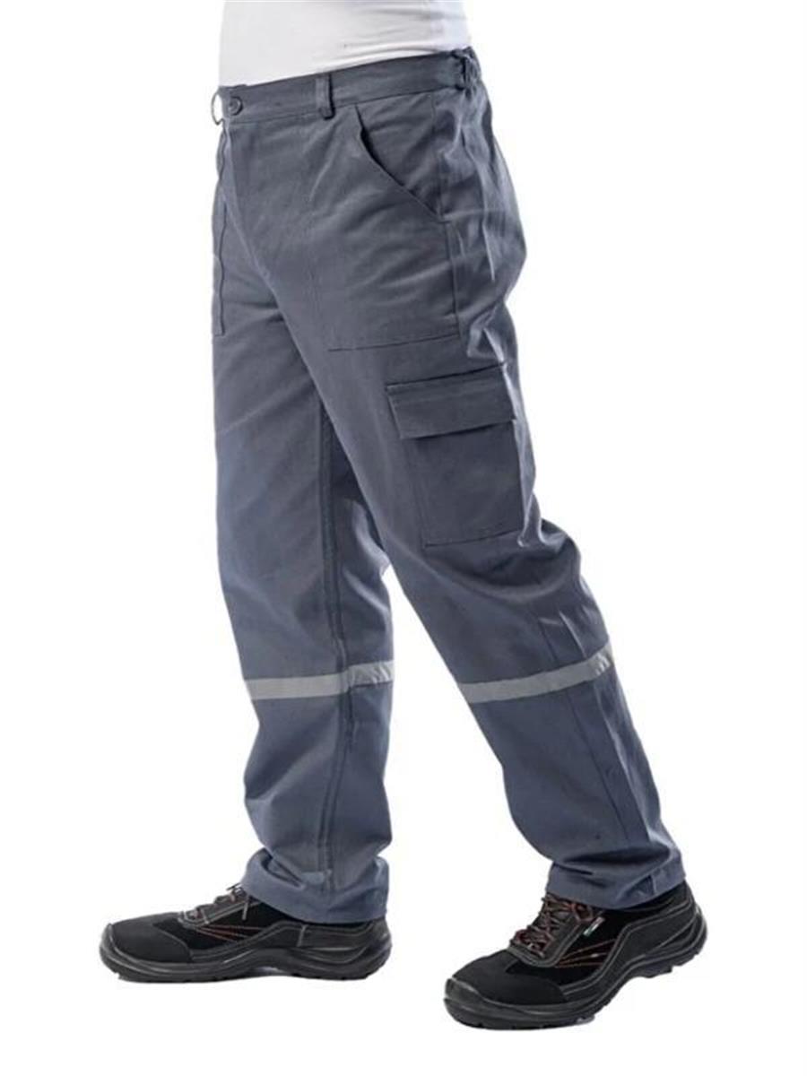 Yazlık Gri İş Pantolonu 16x12 %100 Pamuklu